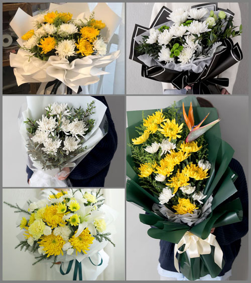 陕西西安市高陵区白事花束代送